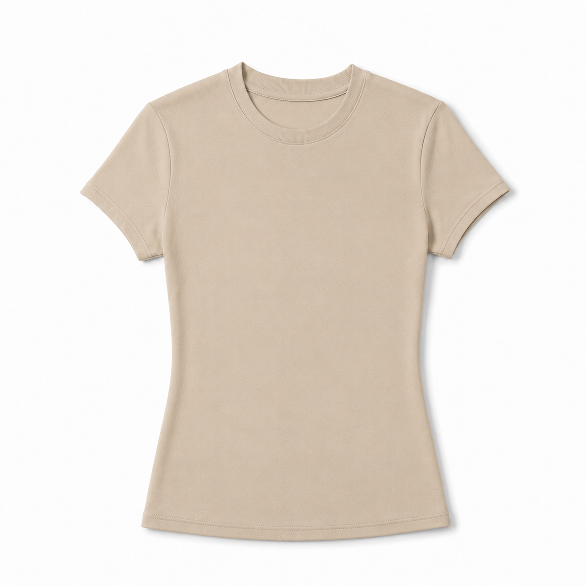 Basic-tee para mujer - Manga corta, entallada y estilo casual versátil