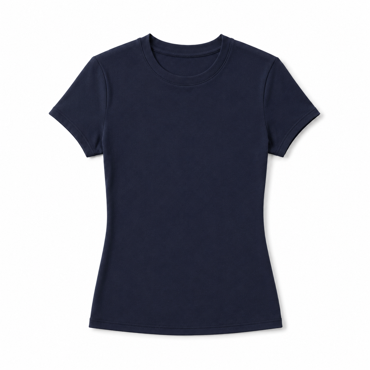 Basic-tee para mujer - Manga corta, entallada y estilo casual versátil