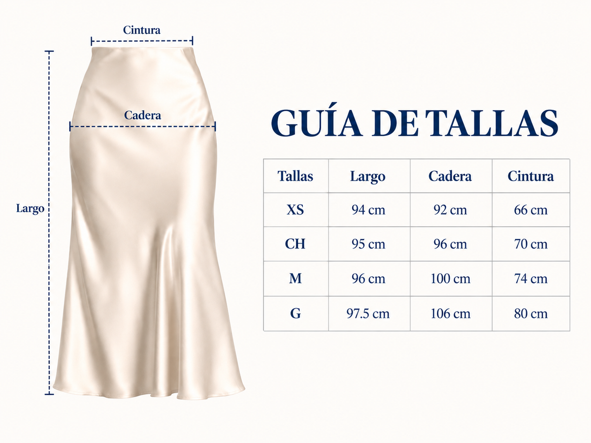 Falda midi satinada para mujer - Tiro alto, corte fluido y estilo elegante en tendencia