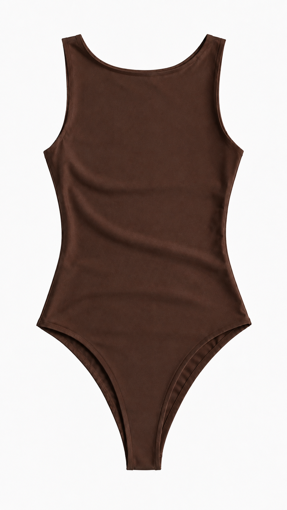 Pantibusa básica para mujer - Cuello redondo, sin mangas y corte entallado en tendencia