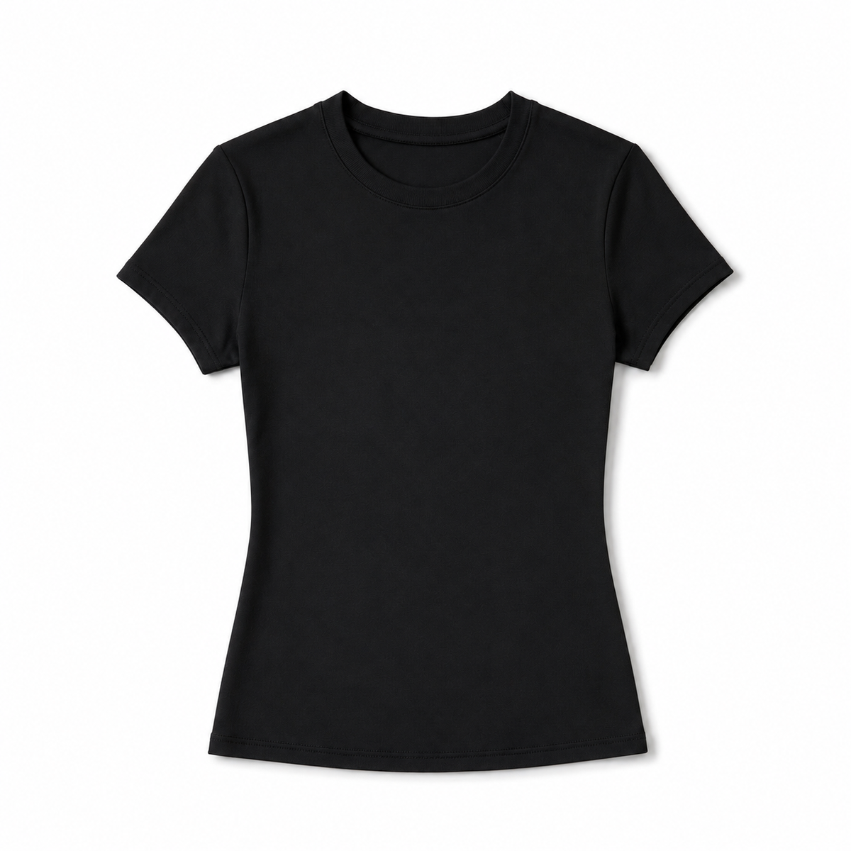 Basic-tee para mujer - Manga corta, entallada y estilo casual versátil