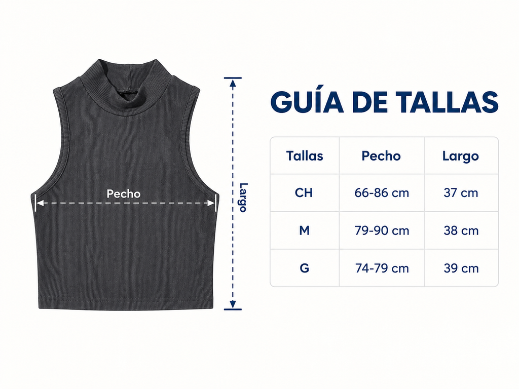 Blusa croptop para mujer - Sin mangas, entallada y en tendencia