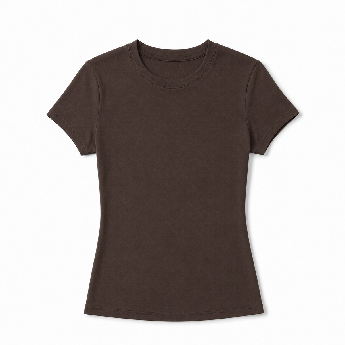 Basic-tee para mujer - Manga corta, entallada y estilo casual versátil