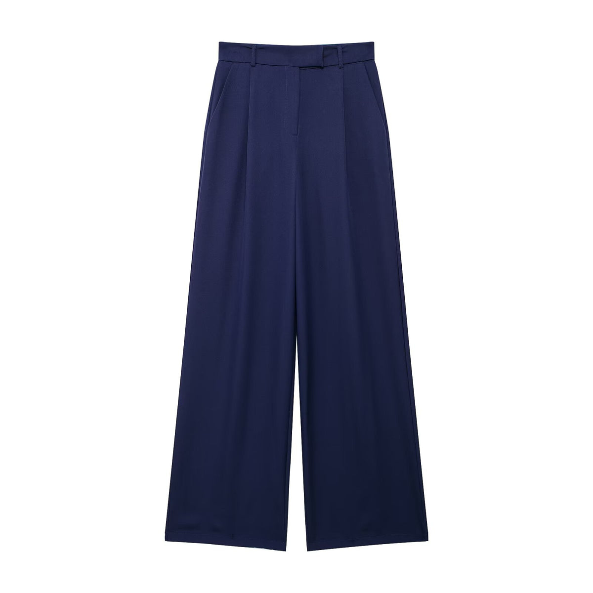 Pantalón de vestir para mujer - Pierna ancha, tiro alto y estilo elegante en tendencia